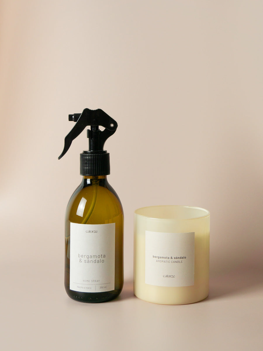 Daily Ritual · Bergamota & Sándalo | Vela + Home Spray