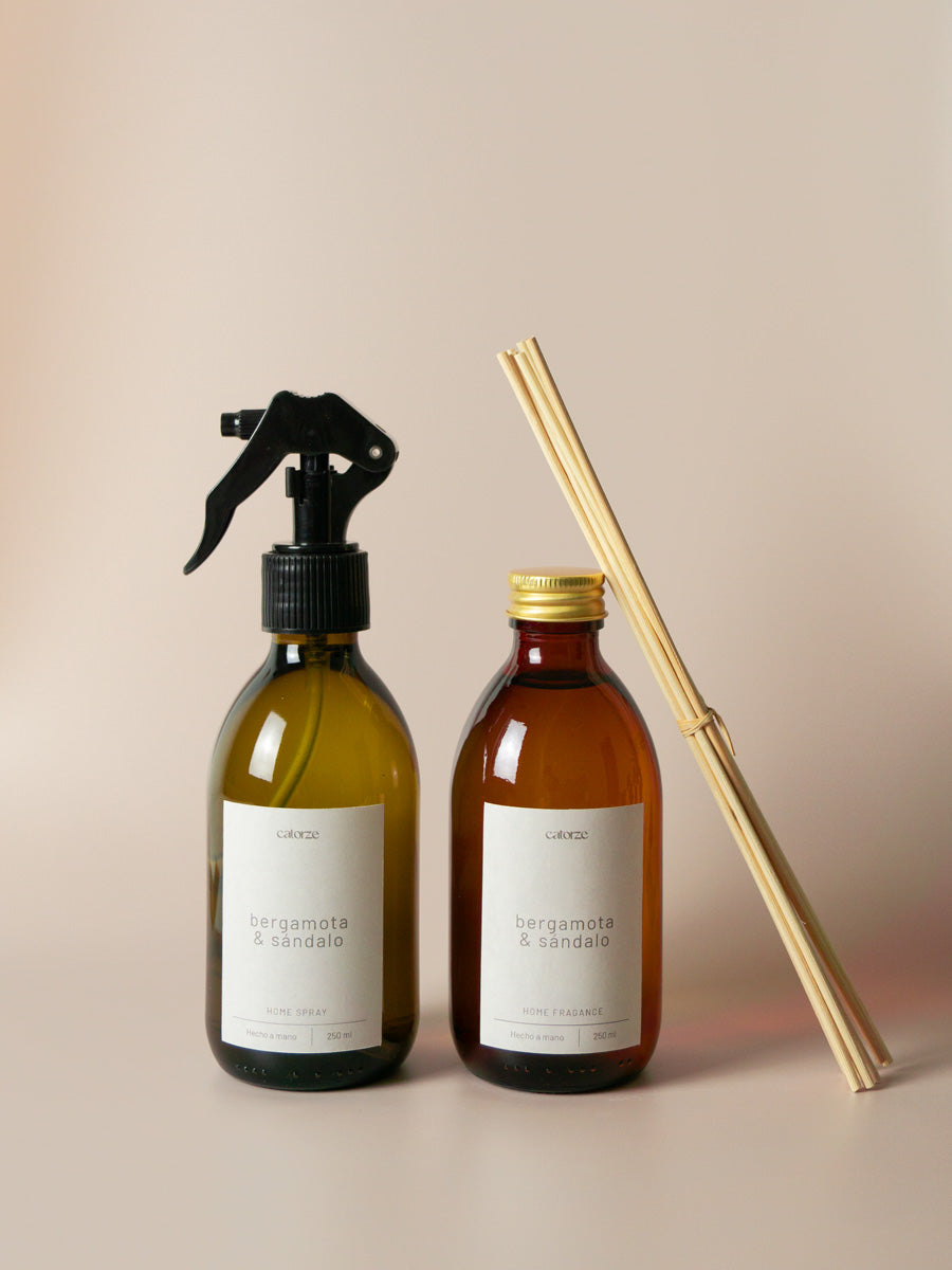 Scent Ritual · Bergamota & Sándalo | Home Spray + Home Fragance
