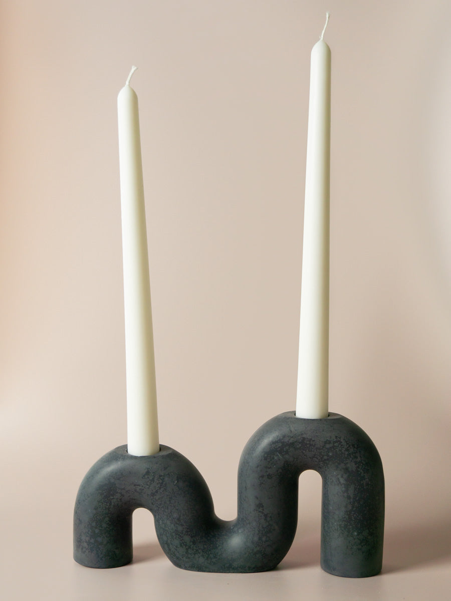 Set de Candelabro + Velas | Dos colores diferentes