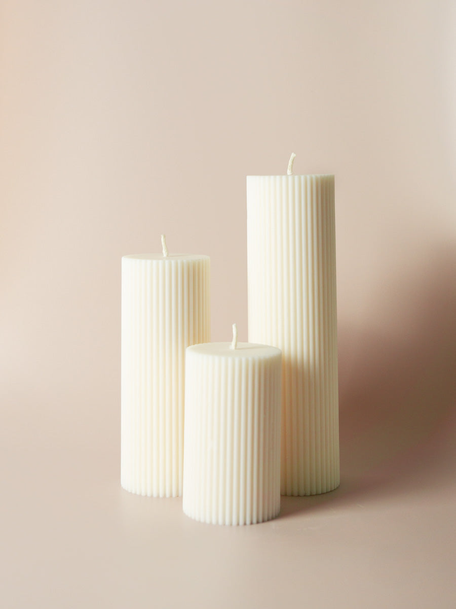 Cirios | Velas Decorativas · Dos colores disponibles