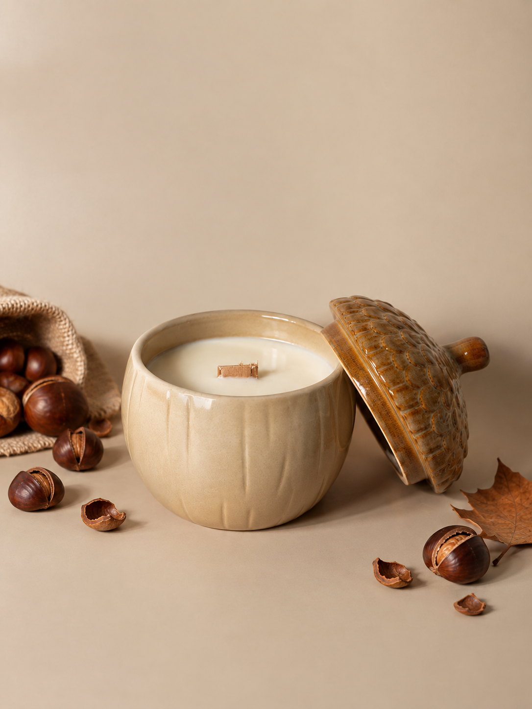 Cozy Autumn · Edición Especial de Otoño · 390g · Vela Artesanal de Cera de Soja