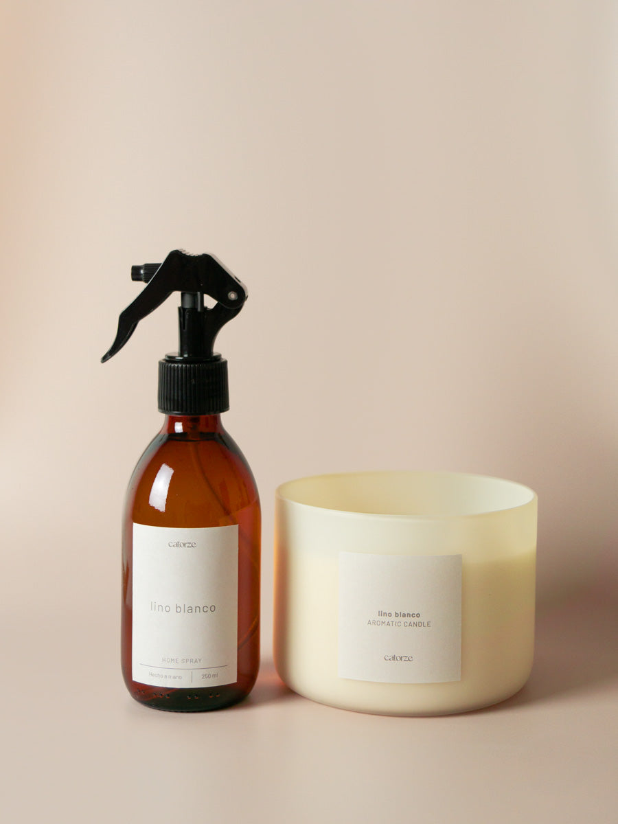 Daily Ritual · Lino Blanco | Vela + Home Spray