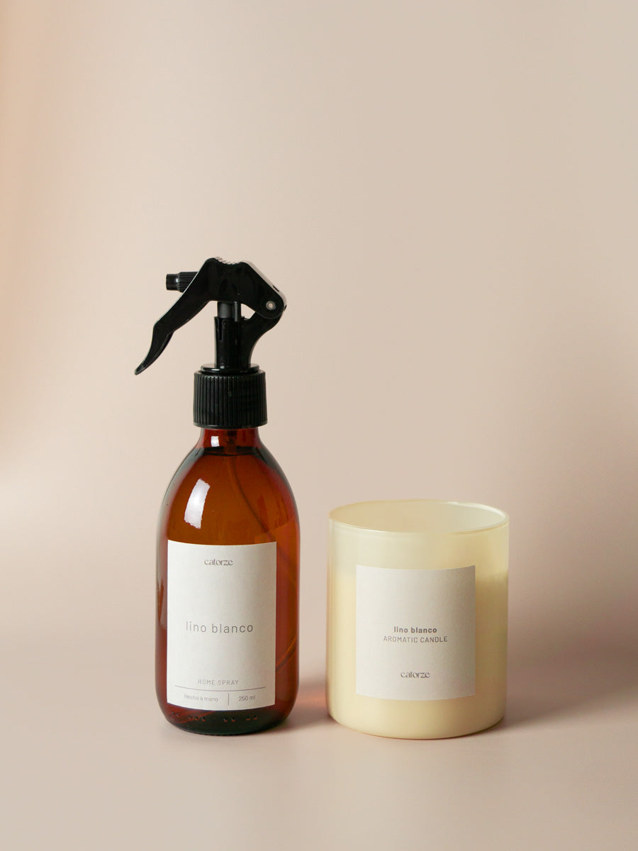 Daily Ritual · Lino Blanco | Vela + Home Spray