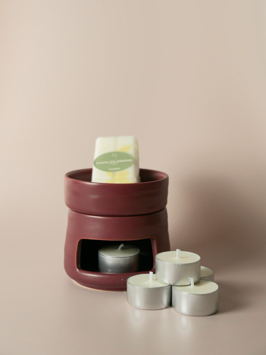 Pack Quemador + Wax Melts + Velitas de té