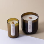 Velas de cera de soja artesanales - Lavanda y Manzanilla