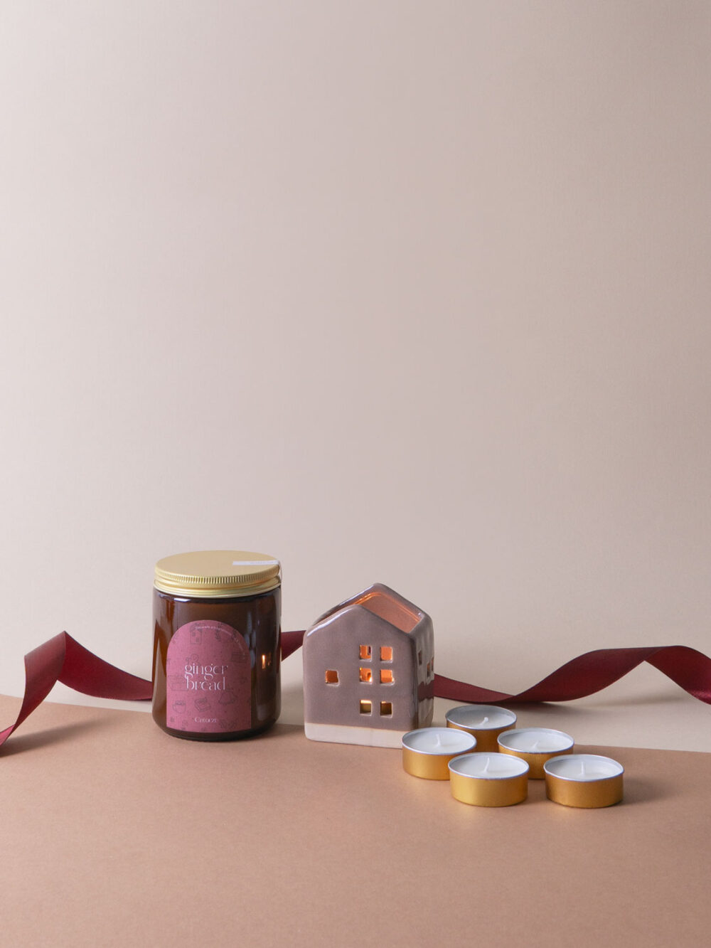 Gingerbread y velas de té