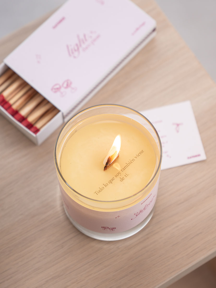Vela con mensaje oculto | Edición Especial de San Valentín