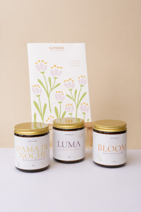 PACK DÍA DE LA MADRE | 3xVelas Primavera + Tarjeta Plantable